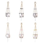 Macrame Plant Flower Pot Holder Hanger Hanging Planter Basket Hemp Rope Braided@