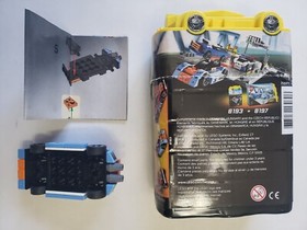 Lego Racers Blue Bullet 8193 w/ plastic box Complete CIB Racecar Car Build