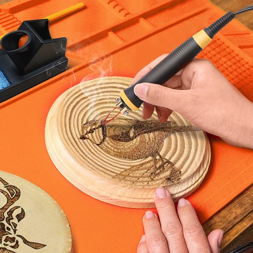 Brandmalerei 42 tlg Holz Lötkolben Set Brennstift Gravur Kolben Brandmalkolben - Bild 7 von 7