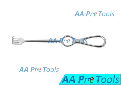 AA Pro: Volkman Retractor 4 Prong Sharp 8.5"Surgical Instrument Stainless Steel - Picture 2 of 3