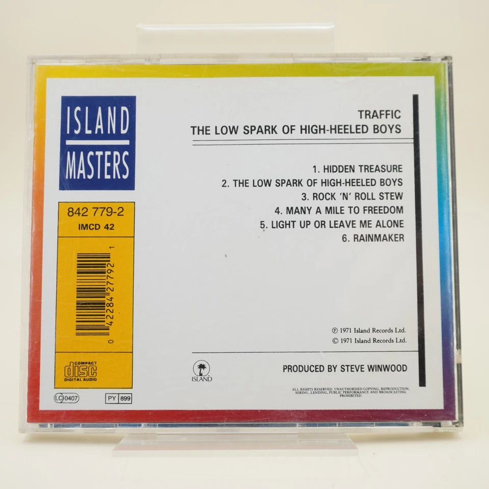Traffic - Low Spark of High Heeled Boys  | CD | Zustand gut - Bild 2 von 2