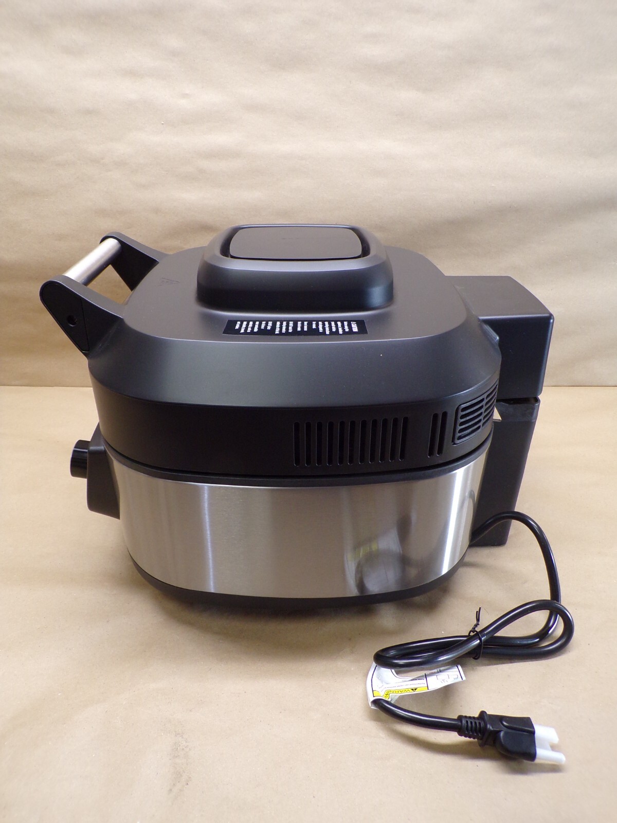 POWER XL Grill Air Fryer Combo Plus 6 QT 12 IN1 Stainless Steel
