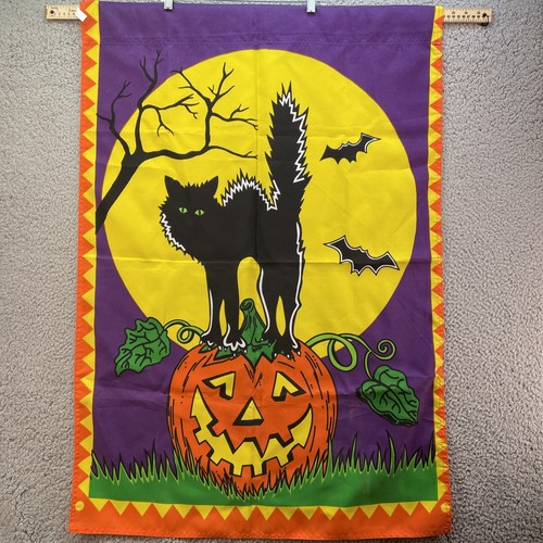 Halloween Garten Flagge ca. 29 "x 40" Trick or Treat doppelseitig - Bild 1 von 11