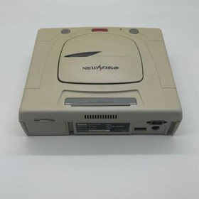 Sega Saturn Console White HST-3220 Game JAPAN Tested Working w/ Controller Cable