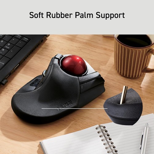 High-Precision 2.4GHz Trackball Mouse - Optical Movement with 4-Way Scrolling - Picture 8 of 12