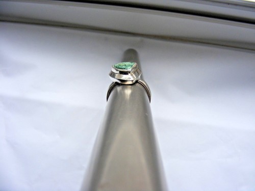 Vintage Sterling Silber Türkis Ring - Bild 12 von 12