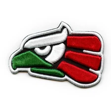 Hecho En Mexico Eagle Puff Patch Aguila Raza Country Embroidered Iron On
