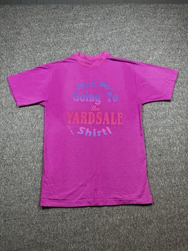 Vintage Warrior Ink Tee Shirt Womens Large Purple Yardsale Shirt Graphic Print - Picture 1 of 8