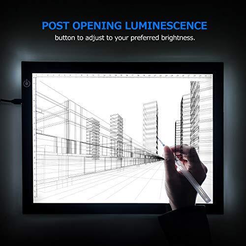 A4 LED Kopierbrett Licht Tracking Box, ultradünn verstellbar USB Power Artcraft - Bild 5 von 7