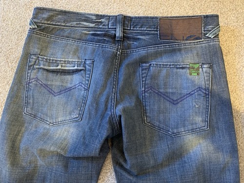 Men’s Energie Rocco Distressed Jeans W34 L34 Straight Fit - Picture 15 of 23