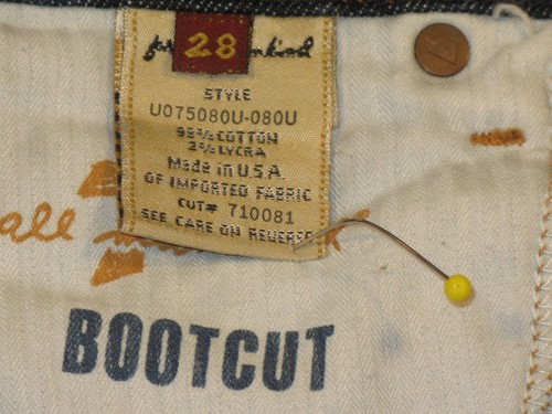 7 for all Mankind Mujer Bootcut Jeans Talla 28 Azul Envejecido+Elástico L33.75 - Imagen 7 de 8