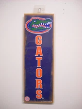 University of Florida Gators Hanging Wall Sign 12" tall x 4" wide