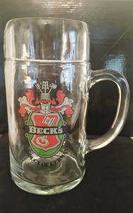 becks beer mug