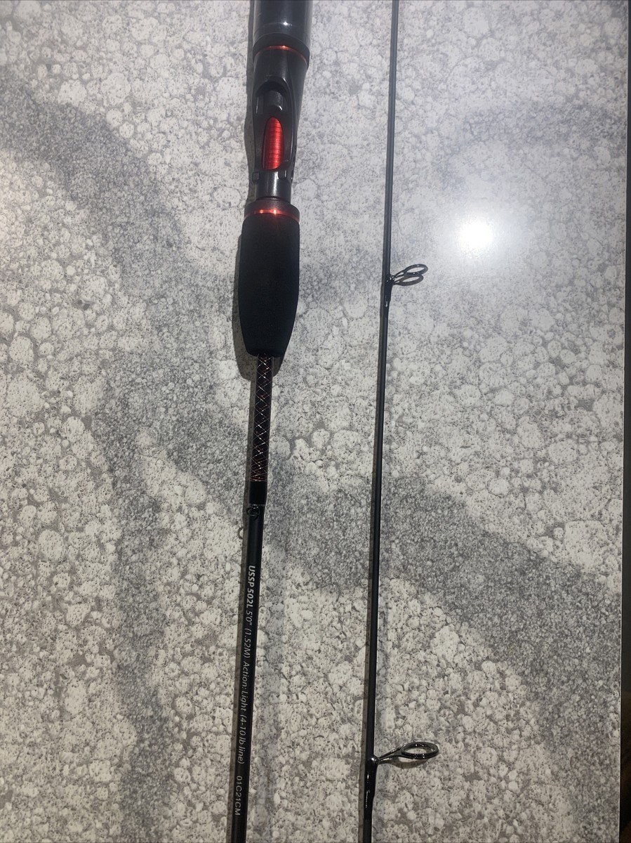 Shakespeare Ugly Stik GX2 Spinning Rod 5' Light 4-10 Lb Line 2 Piece Light