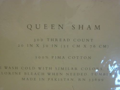 NWT ~ Barbara Barry ADRIFT PAPER WHITE Queen Sham - Picture 6 of 6