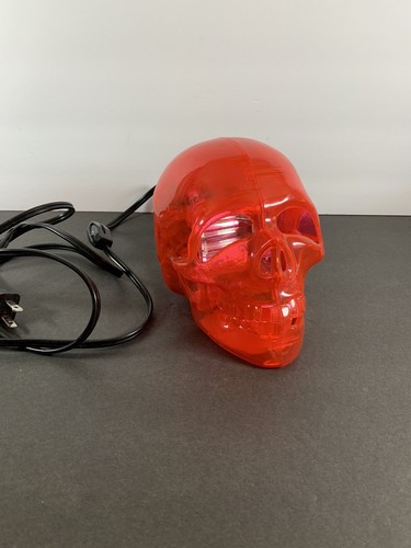Vintage Red Skull Strobe Light Halloween Prop Lite F/X Lamp 2003 - Picture 2 of 4