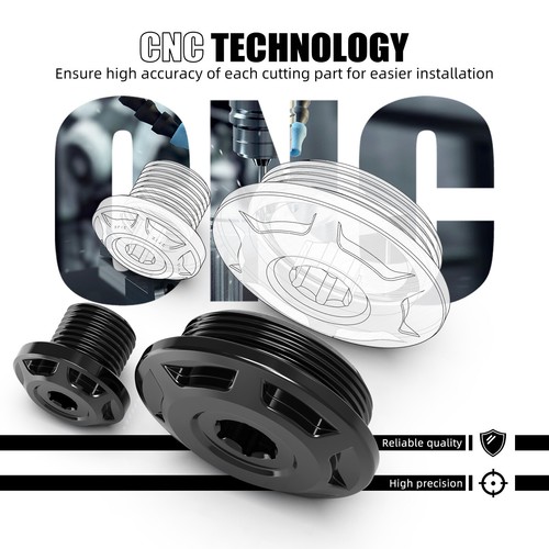 Tapones de distribución del motor del cárter con junta tórica para Suzuki DR650SE DR650S 1996-2025 - Imagen 3 de 11