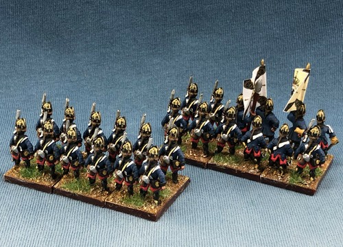 15 mm SYW Siete Años de Guerra pintado duque prusiano de Württemberg fusileros Pa19 - Imagen 4 de 9