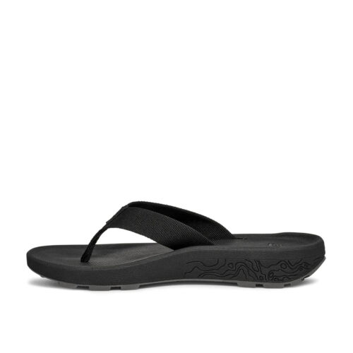 Teva Hydratrek 1150916-BLK Sandals Women's US 9 Black Toe Post Flip Flop ZPO2687 - Picture 3 of 12