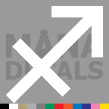 Sagittarius Symbol Vinyl Die Cut Decal Sticker - Zodiac Astrology