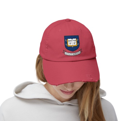Yale University Emblem Logo Unisex Distressed Cap - Picture 33 of 33