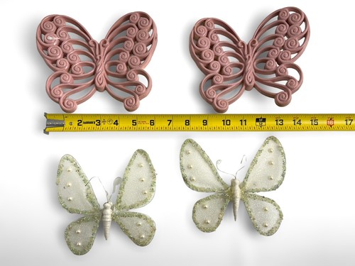 Vintage Butterfly Wall Hanging Plaques Lot - Picture 9 of 9