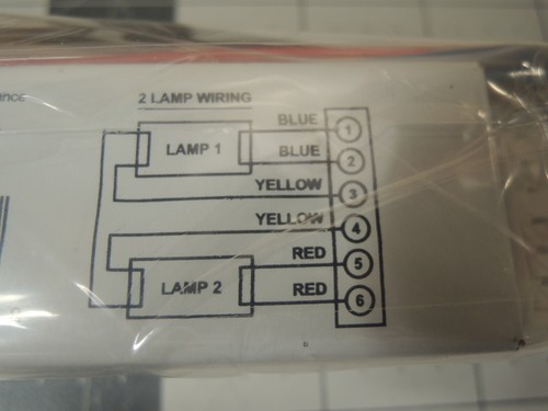 2 Lamp Quicktronic ProStart T5 Ballast QHE 2x54T5HO-UNV 54 Watt - 120-277V - Picture 9 of 11