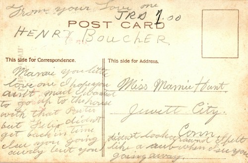 "RAISING THE DEUCE" DUCE NYC MAGICIAN "PROFESSOR SMARTY" MAGIC TRICK POSTCARD - Picture 2 of 2