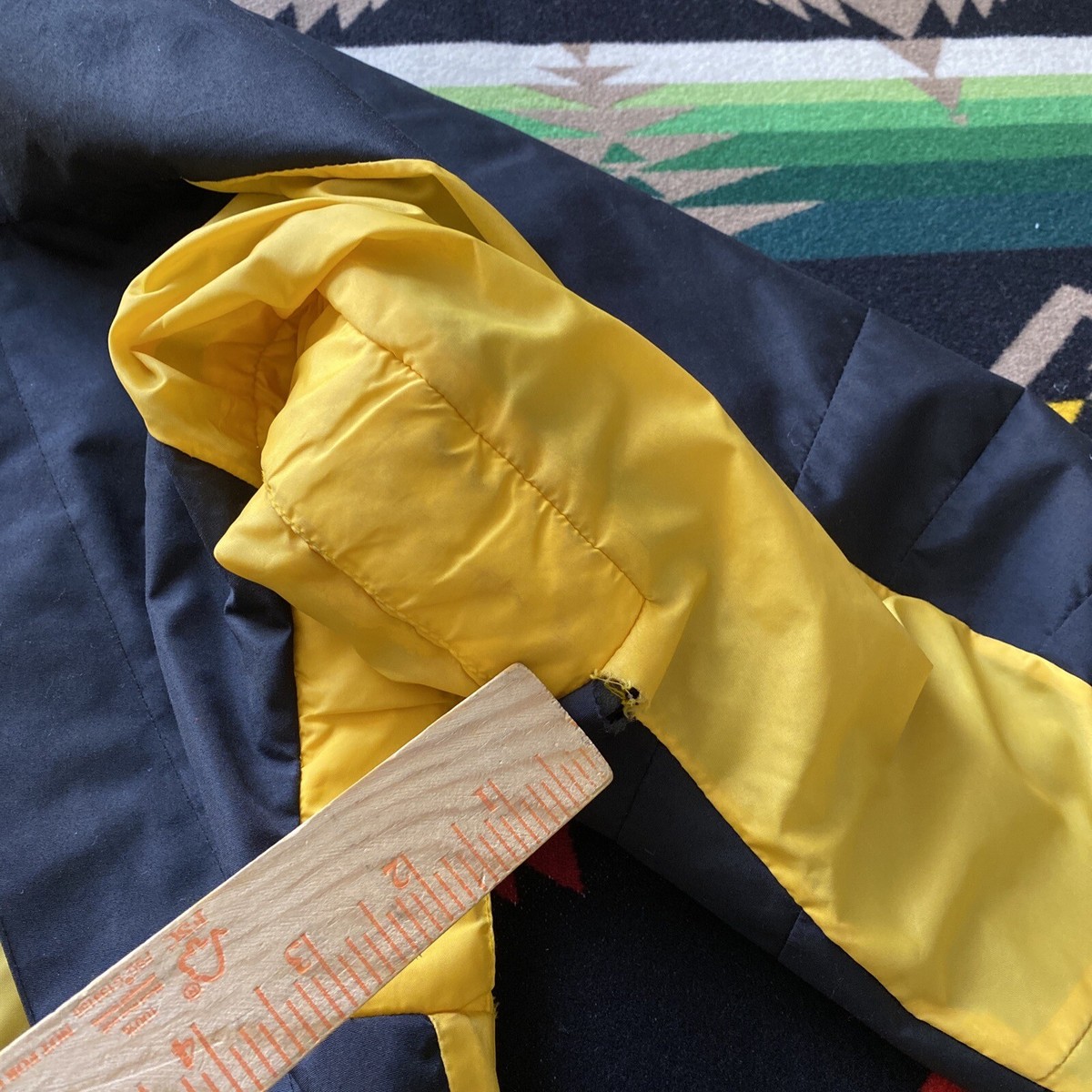 The north face excellent jacket ゴアテックス L VTG Mens L THE NORTH FACE GORETEX Yellow Black Mountain