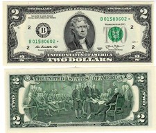 STATI UNITI AMERICANI USA banconota $2 dollari 2013 *STELLA STELLA B NEW YORK...