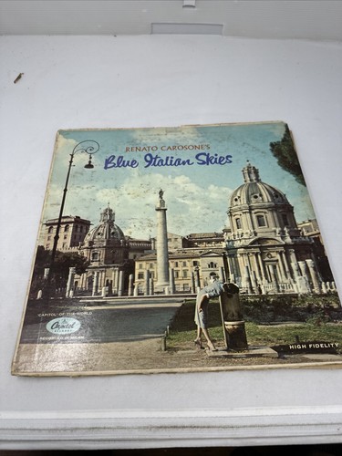 Renato Carosone - Blue Italian Skies - 33rpm EMI Pathè Vinyl LP - Picture 1 of 4