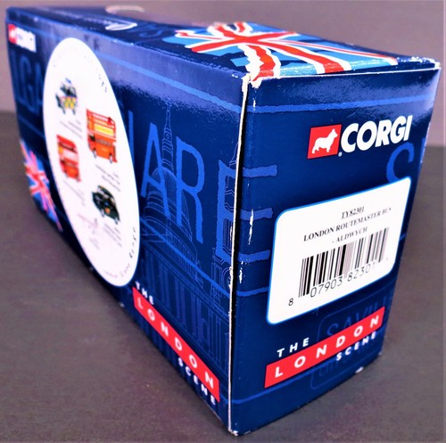 Corgi London Transport Double Decker Bus Route #10 Limited Leicester Diecast NEW - Picture 4 of 7