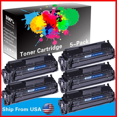 5PK Q2612A Toner Cartridge 12A for 1020 1022 1010 1015 1012 1018 Printer
