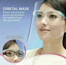 10/500 Pack Anti Fog Face Shield with Glasses Glasses and Shields, Easy Assemble