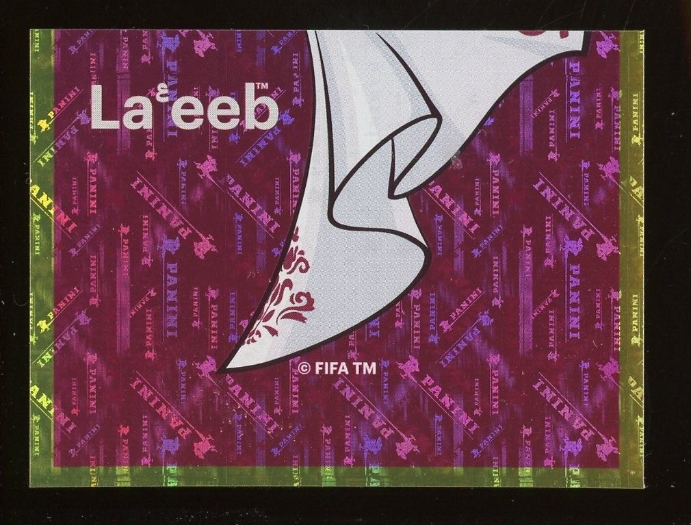 2022 Fifa World Cup Panini Sticker Qatar MASCOT PUZZLE LA EEB FWC5