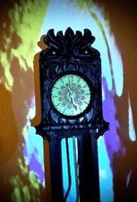 7 foot Haunted Mansion WOOD Clock Prop Working replica Halloween Disneyland WDW