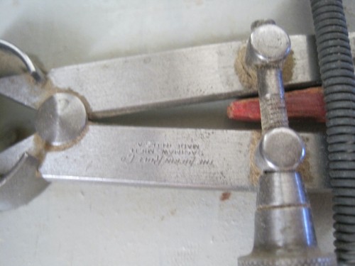Buck Brothers Woodworking Tools In Metal Case Cast Steel Ruler Calipers etc. - Picture 3 of 16