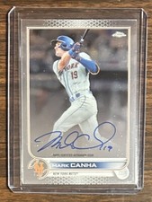 Mark Canha MLB Topps Chrome New York Mets 2022 Auto Autograph CVA-MC