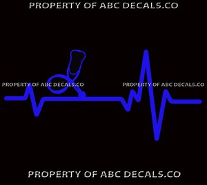PA Physicians Assistant Heartbeat Rhythm Vinyl Decal Window Sticker Car PA Physicians Assistant Heartbeat Rhythm Vinyl Decal Window Sticker Car