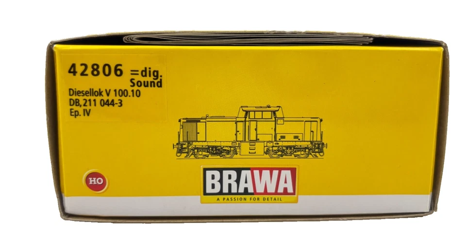 (PN) Brawa H0 42806 Diesellok BR 211 044-3 der DB [digital, Sound, mit OVP] - Bild 2 von 4
