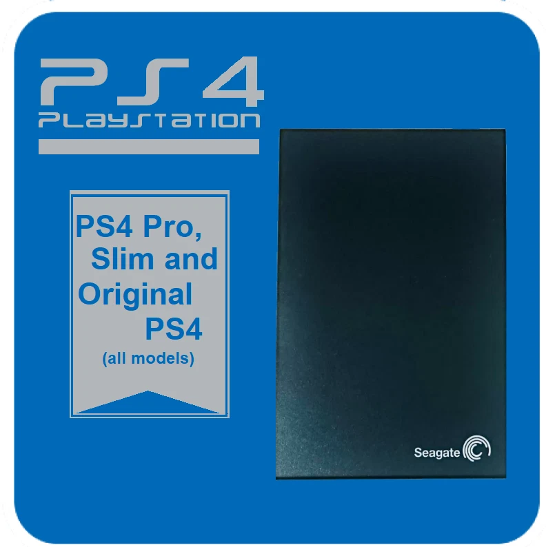 Unidad de Juego USB 3.0 PS4 Preformateada Disco Duro Externo PS4 Delgado, Pro y OG Foto 3 de 4