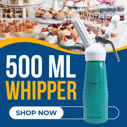 Preminum Quality Skywhip Whipped Cream Chargers Whipper Dispenser 0.5L - Picture 5 of 9