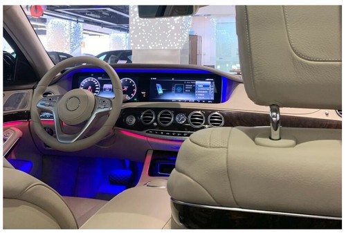 For 2014-2017 Mercedes-Benz S-Class W222 7 Colors LED Ambience Light Trim Strip - Imagen 13 de 18