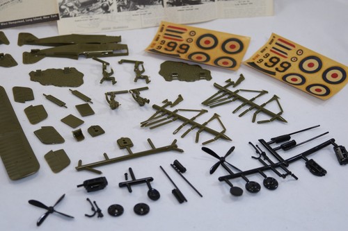 Set of 2 Vintage 1956 Aurora British SE-5 Scout Model Kit 103-69 One Box - Picture 10 of 11