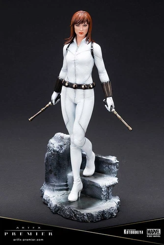 Marvel Artfx Premier Estatua 1/10 Black Widow White Edición Limitada Aprox.