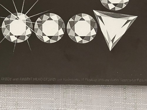 PÓSTER PLAYBOY BUNNY, DIAMANTES, AUTÉNTICO CON LICENCIA 2006 - Imagen 6 de 7