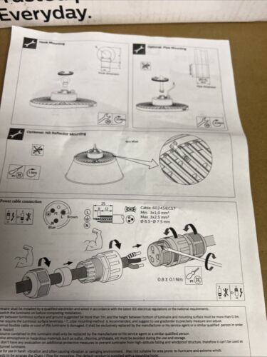 Philips BY020P G2 LED105S/840 PSU WB GR LED Highbay Ledinaire BY020P 94W 10500lm - Picture 5 of 10