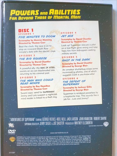Adventures of Superman : Season 2 [Region 2] 5 Disc Box Set FREE Next Day Post - Picture 4 of 19