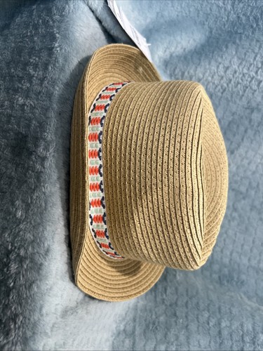 Carters Fedora Hut Jungen 12-24 Monate hellbraun neutral Frühling Baby Kleinkind
