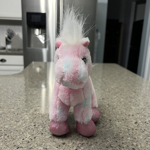 Webkinz Ganz Plush Pink Pony Sparkle Horse Stuffed Animal Toy - Picture 4 of 12